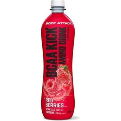 Body Attack BCAA Kick Amino Drink 500 ml – Zboží Mobilmania