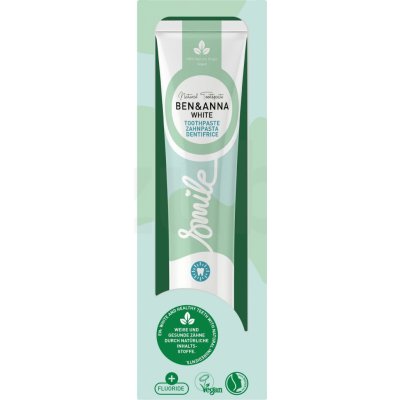 Ben & Anna Toothpaste White přírodní zubní pasta s fluoridem 75 ml – Zbozi.Blesk.cz