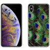 Pouzdro a kryt na mobilní telefon Apple Pouzdro mmCase Gelové iPhone XS Max - paví peří