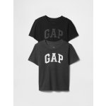 GAP Baby tričko s logem 2 ks černá – Zboží Dáma