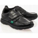 Kickers kožené polobotky na suchý zip černé – Zboží Dáma