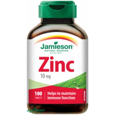 Jamieson Zinc 10 mg 100 tablet – Hledejceny.cz