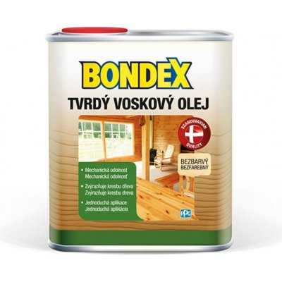 Bondex Tvrdý voskový olej 2,5 l bezbarvý – Zbozi.Blesk.cz