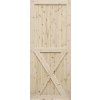 Interiérové dveře Radex dřevěné LOFT X 70 cm Pravé borovice