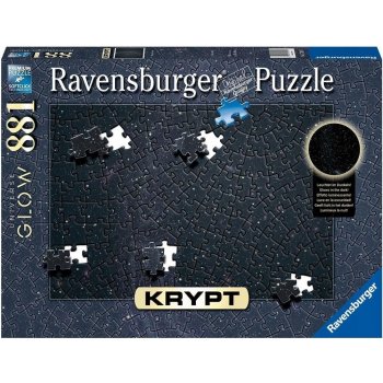 RAVENSBURGER Svítící Krypt Vesmírná záře 881 dílků