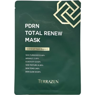TERRAZEN - PDRN TOTAL RENEW MASK - Regenerační a hydratační maska proti obnovu pleti 27 ml – Zboží Mobilmania