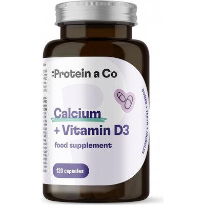 ProteinaCo Vápník + Vitamin D3 120 kapslí – Hledejceny.cz