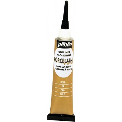 Pébéo Porcelaine 150 kontura 20 ml zlatá – Sleviste.cz