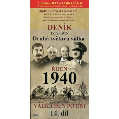 Deník 2. světové války - říjen 1940 DVD