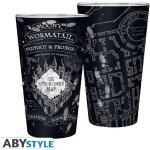ABYstyle Sklenice Harry Potter Pobertův plánek černá 400 ml – Zboží Dáma