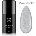 NANI gel lak One Step Glitter Steel 5 ml – Zboží Dáma