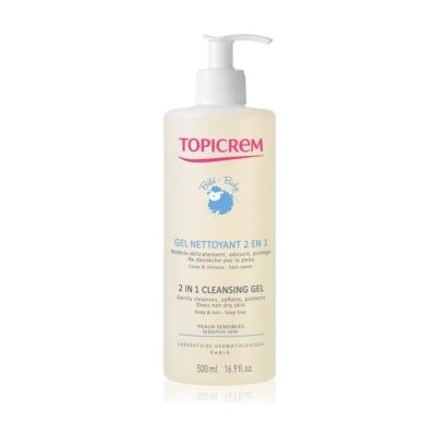 Topicrem BABY My 1st Cleansing Gel 2in1 mycí gel na tělo a vlasy pro děti od narození 500 ml – Zboží Mobilmania