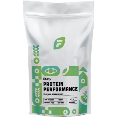 Fit-day Protein Performance Gramáž: 675 g, Příchuť: Jahoda
