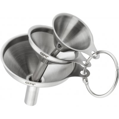 Sada nálevek/trychtýřů Gefu VERSARA mini SET/3ks nerezové – Zboží Dáma