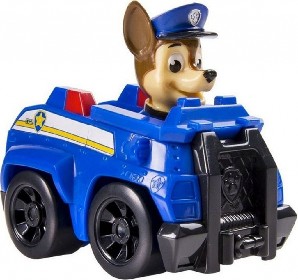 Spin Master Paw Patrol Malá vozidla s figurkou Chase Policejní vůz