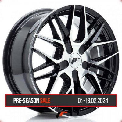 Japan Racing JR28 9,5x19 5x108 ET20-40 black machined – Hledejceny.cz