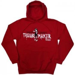 Emily The Strange Unisex Pullover Hoodie Troublemaker