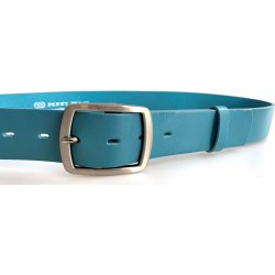 Penny Belts dámský kožený opasek 4657 modrý