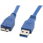 Lanberg CA-US3M-10CC-0005-B Micro USB (M) na USB-A (M) 3.0, 0.5m, modrý – Hledejceny.cz