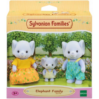 Sylvanian Families Rodina 3 slonů – Zboží Mobilmania