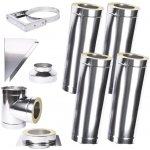 Solid izolovaný komín Slim Eco 0,5 150mm 4m – Sleviste.cz