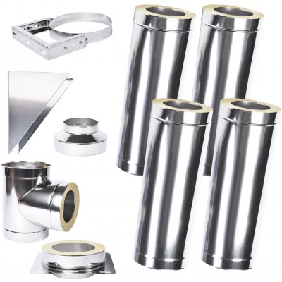 Solid izolovaný komín Slim Eco 0,5 150mm 4m – Sleviste.cz
