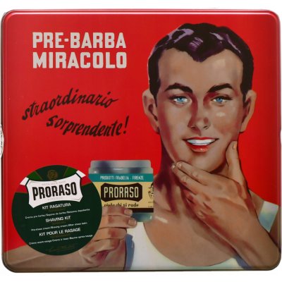 Proraso Gino krém před holením 100 ml + krém na holení 150 ml + voda po holení 100 ml dárková sada – Zboží Dáma