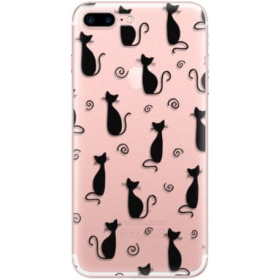 iSaprio Cat pattern 05 Apple iPhone 7 Plus / 8 Plus černé – Hledejceny.cz