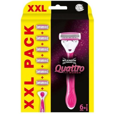 Wilkinson Sword Quattro for Women + 6 ks hlavic – Hledejceny.cz