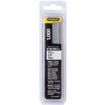 Hřebíčky kolářské 15mm bal. 1000ks STANLEY 1-SWK-BN0625T – Zboží Mobilmania