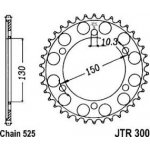 JT Sprockets JTR 300-47 – Zboží Mobilmania