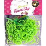 Loom Bands 200ks + háček zelené – Zboží Mobilmania