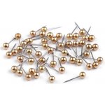 Špendlíky délka 15 mm - 50ks Barva: zlatá – Zboží Mobilmania