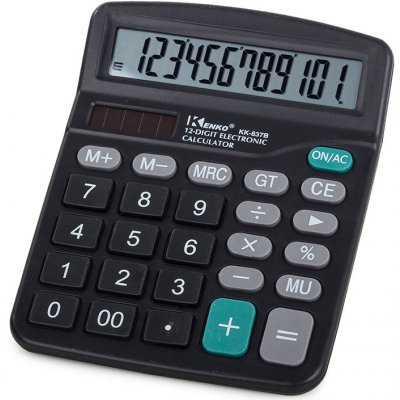 Kenko KK 837B Kalkulačka černá – Hledejceny.cz