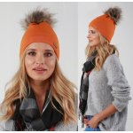 Fashionweek dámská zimní čepice s bambulí ZIZI39/P14 Oranžový – Hledejceny.cz