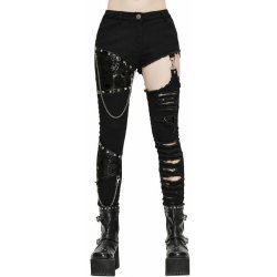 Devil Fashion Rift Runner Punk Pants With Chains