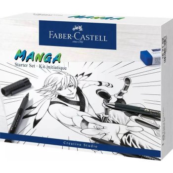 Faber-Castell Pitt Artist Pen Manga 19 ks +12 ks náhradních tuh 6715 12 ks