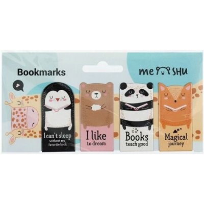 Magnetické záložky MESHU 4ks Book Lovers – Hledejceny.cz