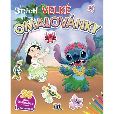 Jiri Models Velké omalovánky Lilo & Stitch – Zboží Mobilmania