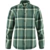 Dámská košile FJÄLLRÄVEN Singi Flannel Overshirt W Patina Green-Deep Patina