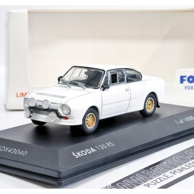 FOX18 Škoda 130 RS Plain body version žlutá 1:43 – Hledejceny.cz