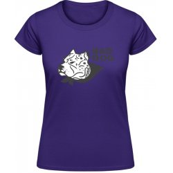 Gildan Soft-Style Design s nápisem BAD DOG Purple