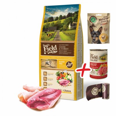 Sam's Field Gluten Free Adult Large Goose & Turkey 13 kg – Zboží Mobilmania