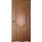 Radex Vchodové ocelové dveře Bergamo 205 x 97 cm L - zlatý dub – Hledejceny.cz