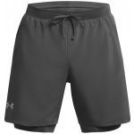 Under Armour UA LAUNCH 7'' 2-IN-1 shorts-GRY pánské šedá – Hledejceny.cz