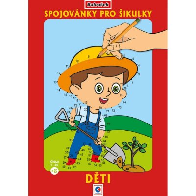 Baloušek Tisk Omalovánka A4 Spojovánky pro šikulky Děti – Zboží Dáma