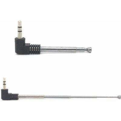 SOLEX teleskopická anténa JACK3,5st vidlicová 80-240mm 4-dílná – Zboží Živě