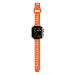 CubeNest Premium Silikon Sport na Apple Watch 42/44/45/Ultra 49 mm oranžový B01R001LOR – Sleviste.cz