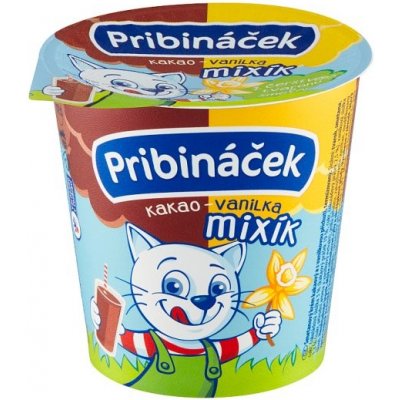 Pribináček Mixík kakao a vanilka 125 g – Sleviste.cz