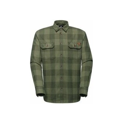 Mammut Tamaro pánská košile dlouhý rukáv 40300 marsh/dark marsh zelená – Hledejceny.cz